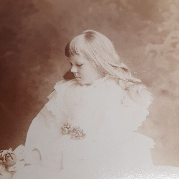 Cabinet Card Photo Young Alice Fox Gerster NYC Union Square George G. Rockwood - Picture 2 of 8